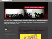 Tablet Screenshot of policiasytransgenerosendialogo.blogspot.com