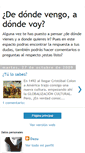 Mobile Screenshot of dedondevengoadondevoy.blogspot.com