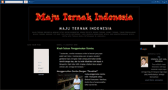 Desktop Screenshot of majuternakindonesia.blogspot.com