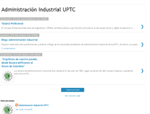 Tablet Screenshot of administracionindustrialuptc.blogspot.com