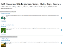 Tablet Screenshot of golfforeducation.blogspot.com