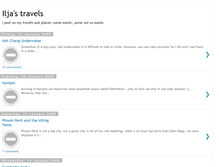 Tablet Screenshot of iljatravel.blogspot.com