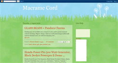 Desktop Screenshot of macramecord.blogspot.com