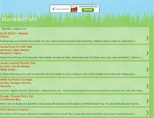Tablet Screenshot of macramecord.blogspot.com