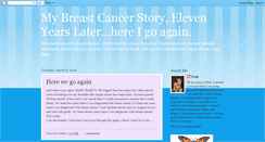 Desktop Screenshot of my-breast-cancer-story.blogspot.com