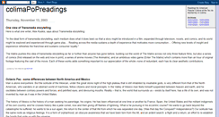Desktop Screenshot of colimapopreadings.blogspot.com