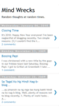 Mobile Screenshot of mindwrecks.blogspot.com
