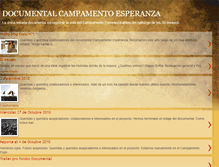 Tablet Screenshot of docucampamentoesperanza.blogspot.com