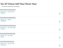 Tablet Screenshot of cheesepodcast.blogspot.com