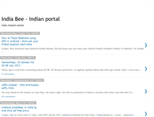 Tablet Screenshot of indiabee.blogspot.com