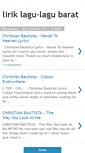 Mobile Screenshot of lagubagus.blogspot.com