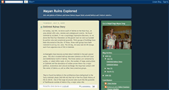 Desktop Screenshot of mayalesserknownruins.blogspot.com