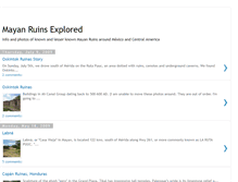 Tablet Screenshot of mayalesserknownruins.blogspot.com