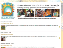 Tablet Screenshot of healingicons.blogspot.com