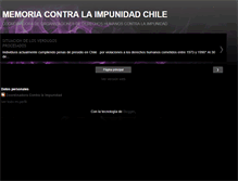 Tablet Screenshot of memoriacontralaimpunidad.blogspot.com