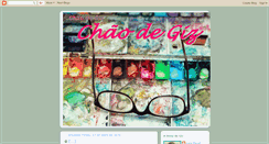 Desktop Screenshot of chao-de-giz.blogspot.com