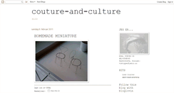 Desktop Screenshot of couture-and-culture.blogspot.com