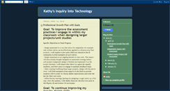 Desktop Screenshot of kathysinquiryintotechnology.blogspot.com