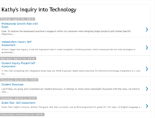 Tablet Screenshot of kathysinquiryintotechnology.blogspot.com
