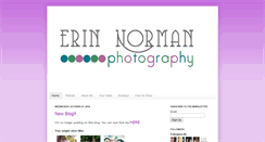 Desktop Screenshot of erinnormanphotography.blogspot.com