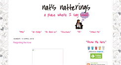 Desktop Screenshot of nats-natterings.blogspot.com