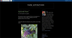 Desktop Screenshot of farmaspirations.blogspot.com