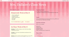 Desktop Screenshot of mrsdallaire.blogspot.com