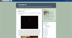 Desktop Screenshot of deucespruce.blogspot.com