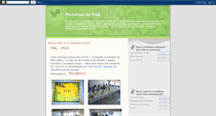 Desktop Screenshot of percursos-de-vida.blogspot.com