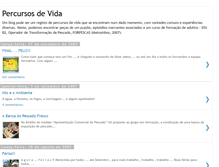 Tablet Screenshot of percursos-de-vida.blogspot.com