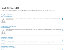 Tablet Screenshot of hand-blender-uk.blogspot.com