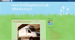 Desktop Screenshot of freshlogistics.blogspot.com