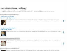 Tablet Screenshot of momsloveofcrochet.blogspot.com