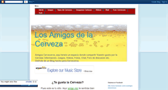 Desktop Screenshot of losamigosdelacerveza.blogspot.com