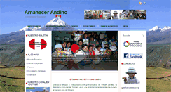 Desktop Screenshot of amanecerandinoperu.blogspot.com