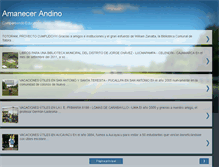 Tablet Screenshot of amanecerandinoperu.blogspot.com