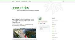 Desktop Screenshot of ecocentrics.blogspot.com