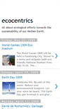 Mobile Screenshot of ecocentrics.blogspot.com