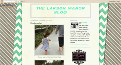 Desktop Screenshot of larsonmanor.blogspot.com