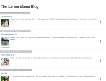 Tablet Screenshot of larsonmanor.blogspot.com