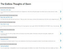 Tablet Screenshot of endlessthoughtsofdawn.blogspot.com