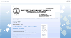 Desktop Screenshot of instituteoflibraryscience.blogspot.com