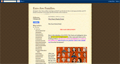 Desktop Screenshot of eurojewfamilies.blogspot.com