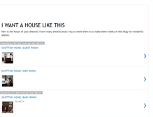 Tablet Screenshot of iwantahouselikethis.blogspot.com