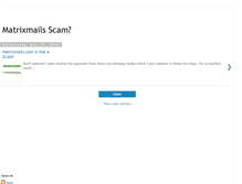 Tablet Screenshot of matrixmailsvscam.blogspot.com