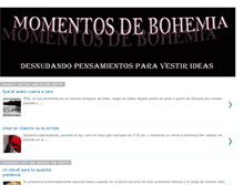 Tablet Screenshot of momentosdebohemia.blogspot.com
