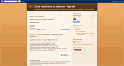 Desktop Screenshot of geld-gprofit.blogspot.com