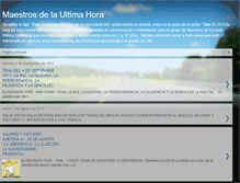Tablet Screenshot of maestrosdelaultimahora.blogspot.com