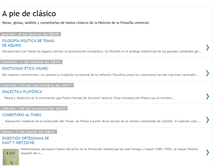 Tablet Screenshot of apiedeclasico.blogspot.com