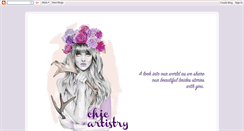 Desktop Screenshot of chicartistry.blogspot.com